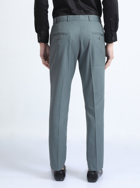 Black Double Pleated Formal Pants